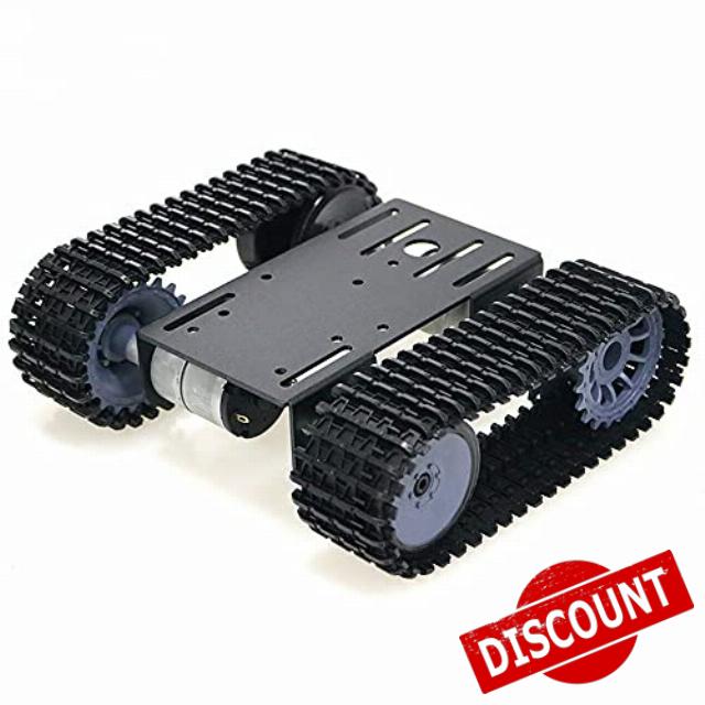 Tracked Robot Car Platform Robotics Kits Tank Crawler Chassis DIY Kit Solid Robotic Mobile Toy Replacement fo