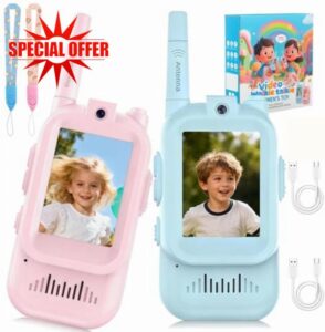 Video Walkie Talkies for Kids with Screen