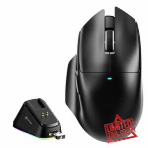 MAMBASNAKE x ATTACK SHARK V6 Wireless Gaming Mouse with Magnetic Charging Dock