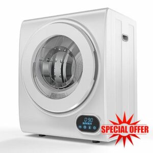 Bonnlo 4KG Vented Tumble Dryer - Compact Mini Vented Tumble Dryer