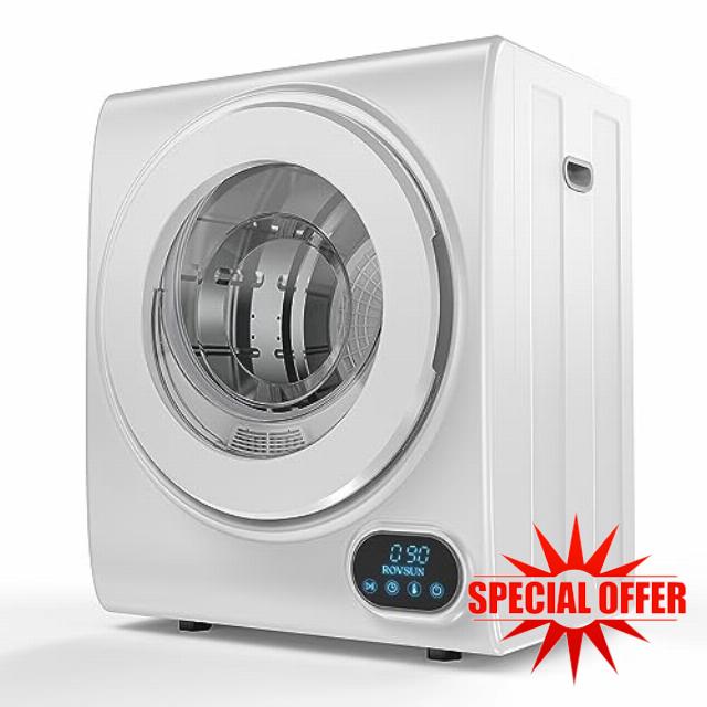 Bonnlo 4KG Vented Tumble Dryer - Compact Mini Vented Tumble Dryer