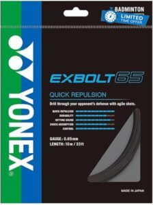 YONEX EXBOLT 65 Badminton Racket String