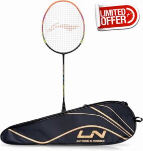 Li-Ning Turbo 99 Carbon Fibre Racket with Free Full Cove