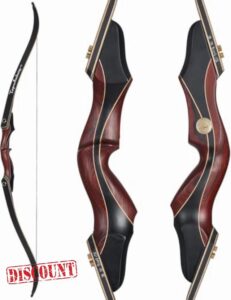 60"Archery Takedown Recurve Bow American Longbow Adult Handmade Wooden Riser Right Hand 30-50Lbs