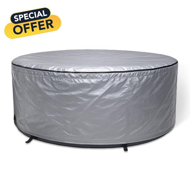 Deluxe HTS Spa Blanket – All-Weather Protection & Energy Efficiency for Your Hot Tub - Round X Small 180cm - 190cm