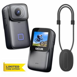 SJCAM C200 PRO 4K30FPS 20MP 4K Mini Body Camera with 1.3" HD Touch Screen and Magnetic Lanyard