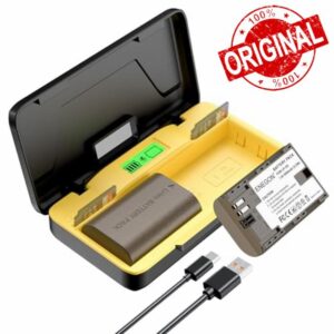 ENEGON LP-E6/LP-E6N Battery 3000mAh & 20W Fast Charger Set for Canon EOS 5D Mark II/III/IV