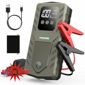 6000A Jump Starter Power Pack