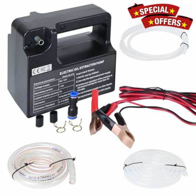 Oil Transfer Pump 12V Oil Extractor Pump for Engine Oil Change