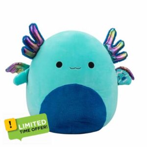 Squishmallows Original 20-Inch Noelani the Teal Axolotl | Collectable Cute Plush Toy