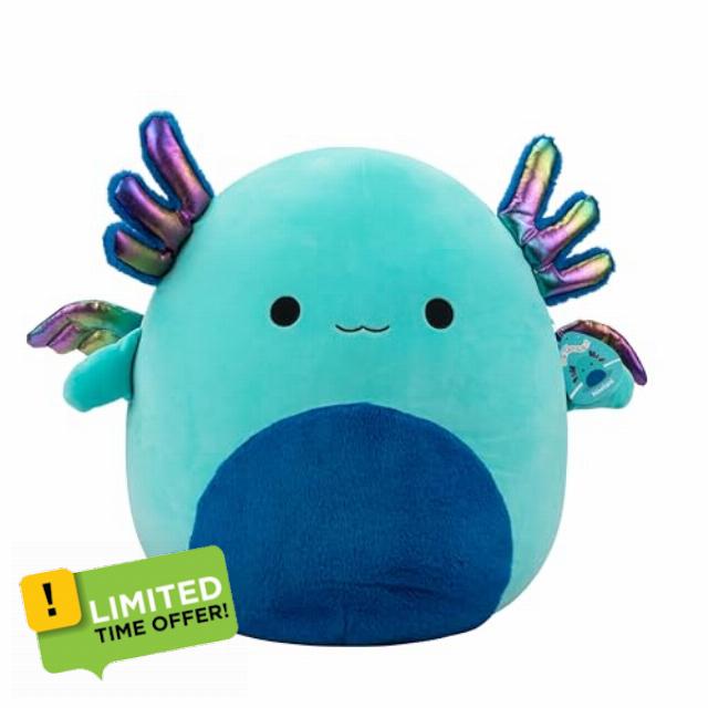 Squishmallows Original 20-Inch Noelani the Teal Axolotl | Collectable Cute Plush Toy