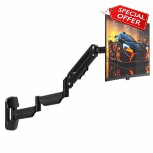 Monitor Wall Mount for 17-32 inch - Extra Long Single Wall Mounted Monitor Arm