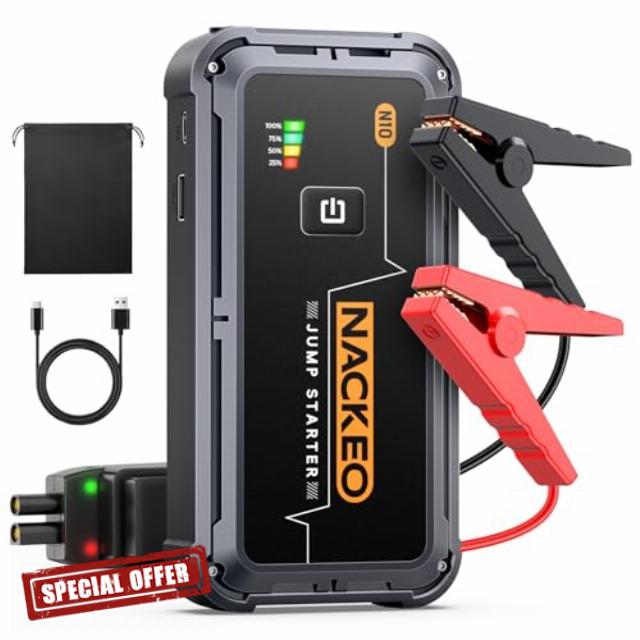 5000A Jump Starter Power Pack