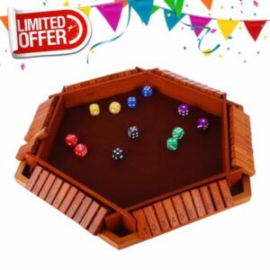 Shut The Box Game 6 Players with 12/16 Dice