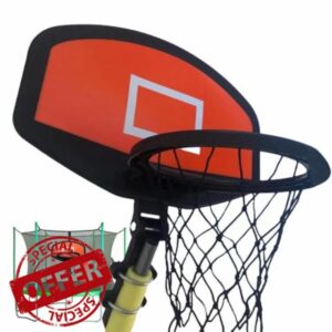 Basketball Trampoline Goal - Kids Mini Hoop