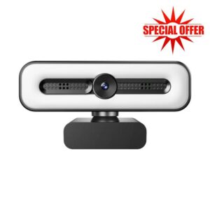 4K UHD Ring Light Webcam for PC