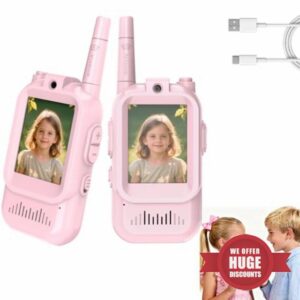 2PCS Video Walkie Talkies for Kids