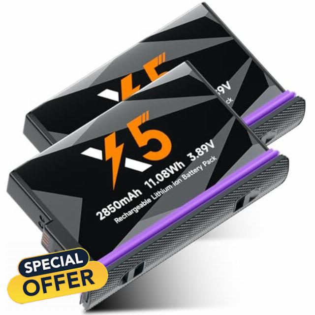 2850mAh Battery for Ins.ta 360 X5 camera