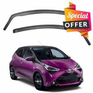 iSpeed Wind Deflectors For Toyota Aygo MK2 2014-2022 5-Door Hatchback 2pc Tinted