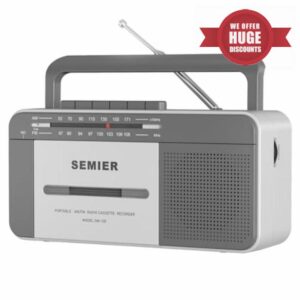 Retro Boombox Cassette Player AM/FM Radio Stereo