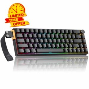 TECURS Aluminum Chassis Wired Magnetic Switch Mechanical Gaming Keyboard