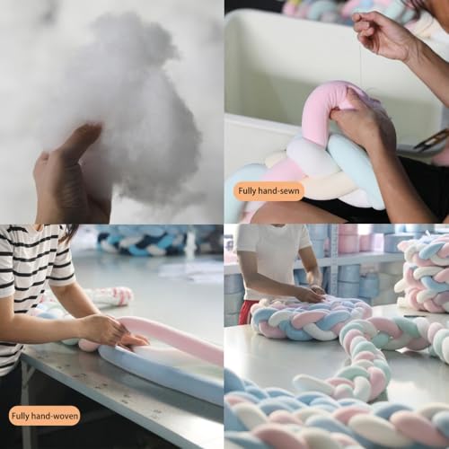 100% Cotton Bed Set All Round Braided Protector for Room Decor