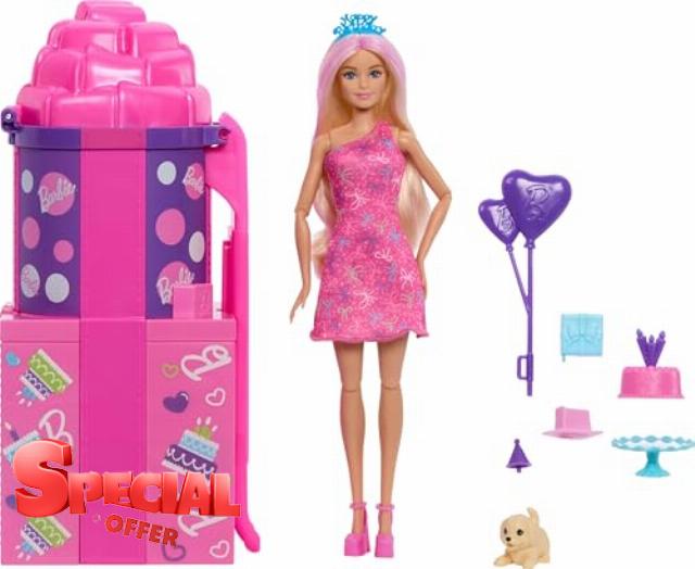 Barbie Rise & Surprise Doll & Accessories