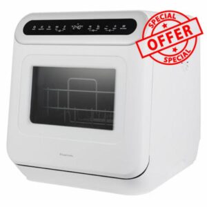 Russell Hobbs Table Top Dishwasher Mini Compact with 3 Place Settings