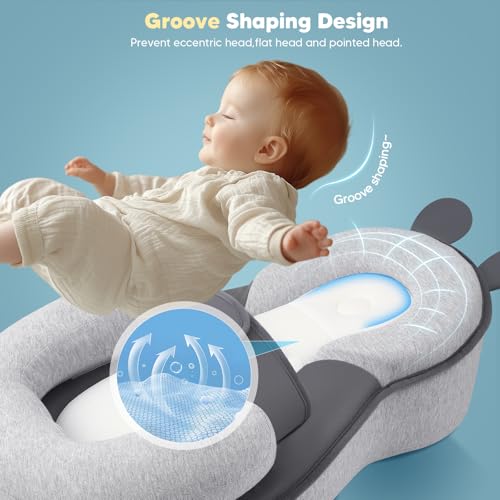 Baby Breastfeeding Nursing Pillow for Reflux and Spit-Up Reduction