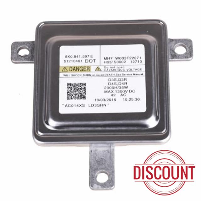 Xenon HID Headlight Ballast Control Module 8K0941597E W003T22071 D3S Ballast for Audi A1 A3 A4 A5 A6 A7 A8 Q3 Q5 Q7 VW Xenon LED Headlamp Ballast Module Replaceme