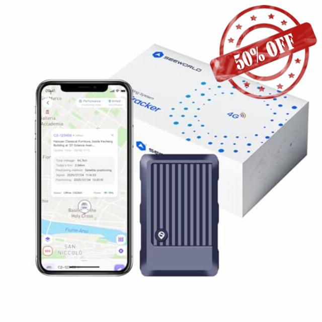 SEEWORLD Car Tracker Magnetic GPS Tracker for Vehicles Hidden Tracking Device for Car with Real-Time Tracking
