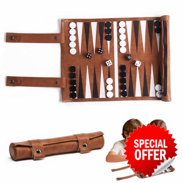 Travel Backgammon Set