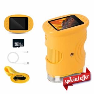 Mcbazel Portable Digital Microscope for Kids – 1000x Magnification