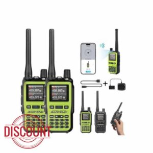 For Baofeng UV5RMINI Walkie-talkie Bluetooth NOAA Weather Alerts Type-C Fast Radios IP55 Outdoor Dual Frequency Talkie 999 way adults receiver uv5r baofeng 999 mic mini uv5r 5RM 2200mAh 2200mA