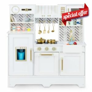 COSTWAY Kids Wooden Kitchen