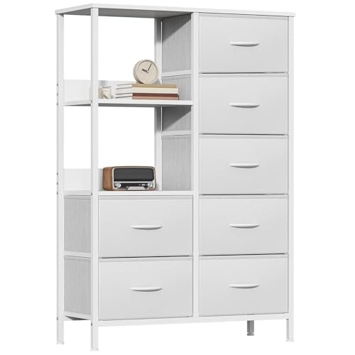 Fabric Dresser with 7 Drawers