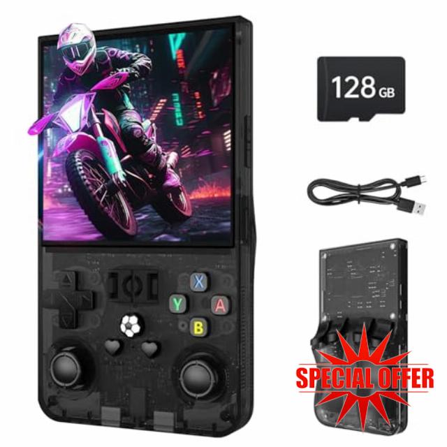 R36MAX Retro Handheld Game Console