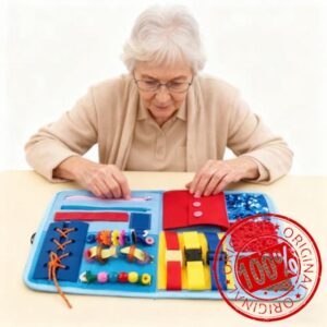 Sensory Fidget Blanket for Adults & Seniors