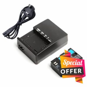 LP-E6/LP-E6N Battery (2750mAh) and LC-E6 Charger Set Compatible with Canon EOS 90D 80D 60D 70D 60DA 7D 7D Mark II 6D 6D Mark II 5D Mark III 5D Mark II 5Ds 5DSR EOS R6 R6 Mark II R5 R5 C R7