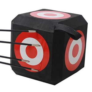 EMUKOEP 6-Sided EVA Archery Target with Target Paper