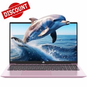 NIMO 15.6" Laptop Computer Rose gold: Intel N100(Beat N95)