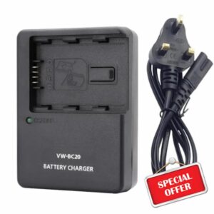 VW-BC20 VW-VBN130 VW-VBN260 Battery Charger Compatible with Panasonic HC-X900