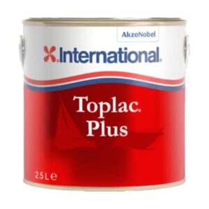 International Toplac Plus Gloss Enamel Topcoat Boat Paint 2.5 Litre - Snow White