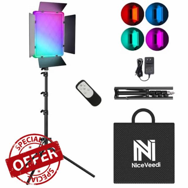 NiceVeedi 15" RGB Video Light