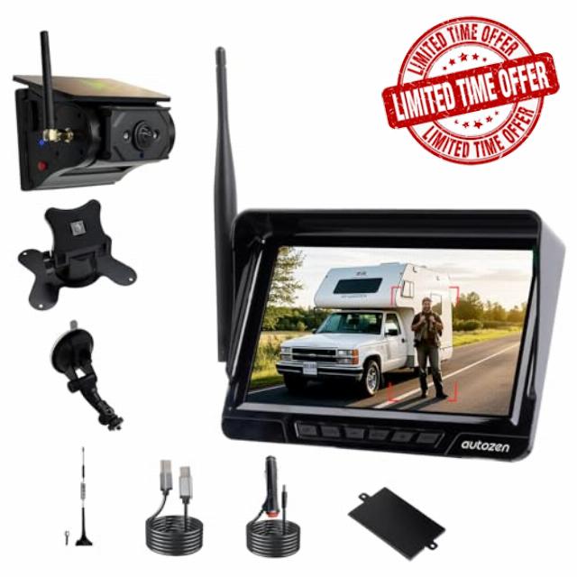 Solar Wireless Reversing Camera for Car