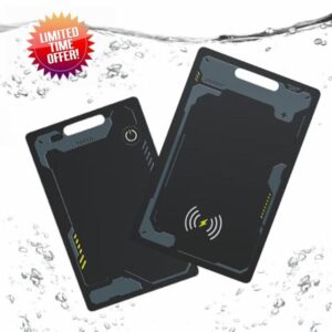 Android Tracker Tag Wallet Tracker Card Slim Luggage Tags for Suitcases Wireless Charge Compatible with Find Hub App(Android Only) IP68 Waterproof Key Tracker for Keys