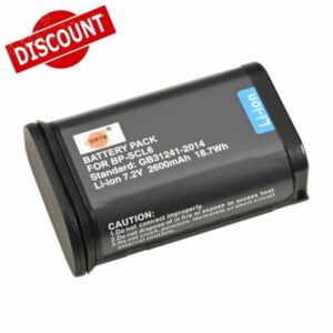 DSTE 2600mAh BP-SCL6 Rechargeable Li-ion Battery Compatible for Leica Q2