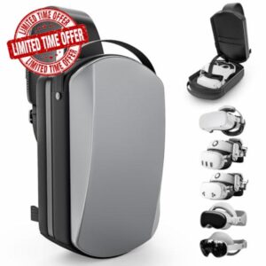 Large Carrying Case Compatible with Meta Quest 3/3S/2/VISION PRO 2/Pico 4/GALAXY XR
