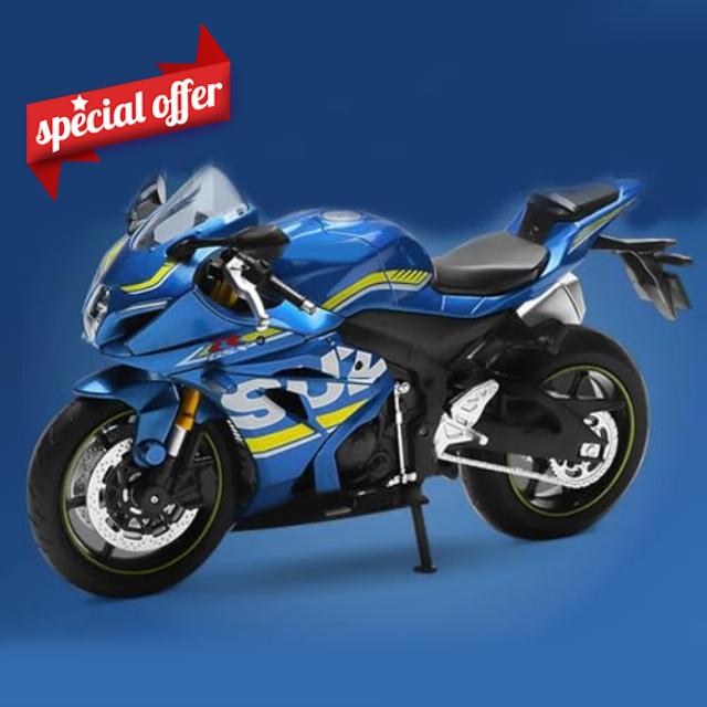 1:12 Scal For SUZUKI GSX1000 Diecast Motorcycle Model - Realistic Design
