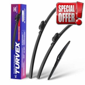 Window Wipers Blades for Ford Fiesta MK7 Hatchback (Sep 2008 to 2017) 2008-2013 2014 2015 2016 2017